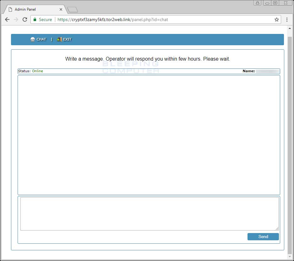CryptON Chat Support