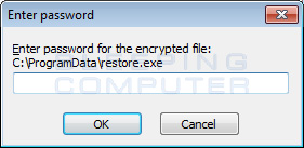 Restore Password Prompt