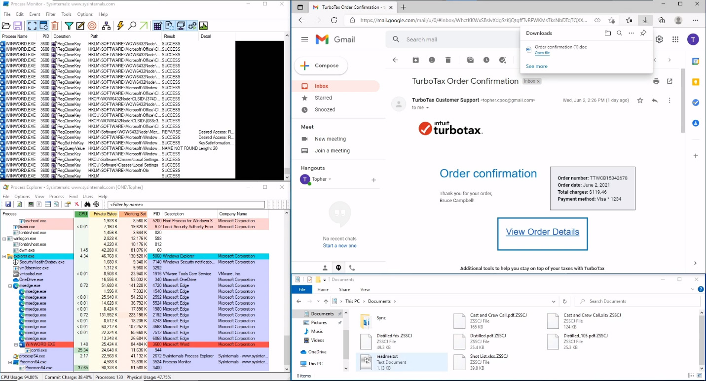 From SPAM email to encryption
