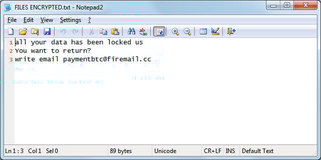 Cmb Text Ransom Note