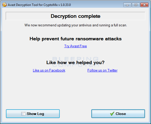 avast ransomware