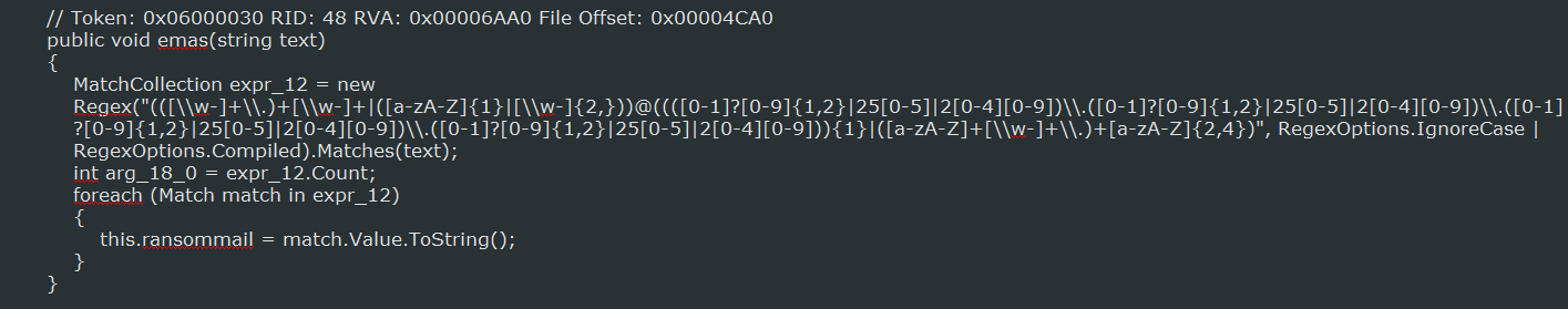 Fantom Ransomware derives Ransom Amount and Address from Filename