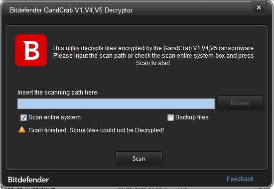 Decryption finished