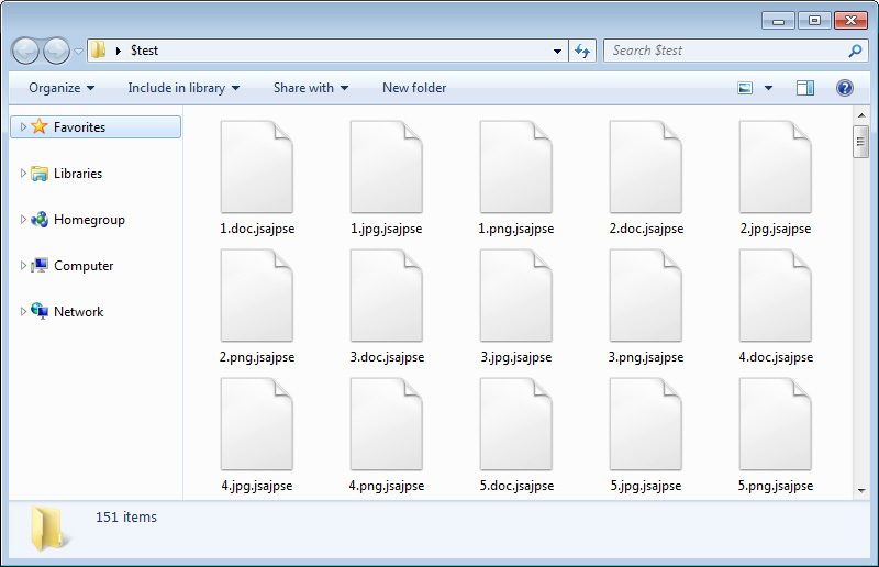 Encrypted GandCrab 5.1 Files