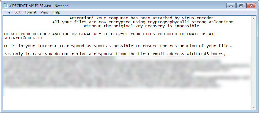 GetCrypt Ransom Note