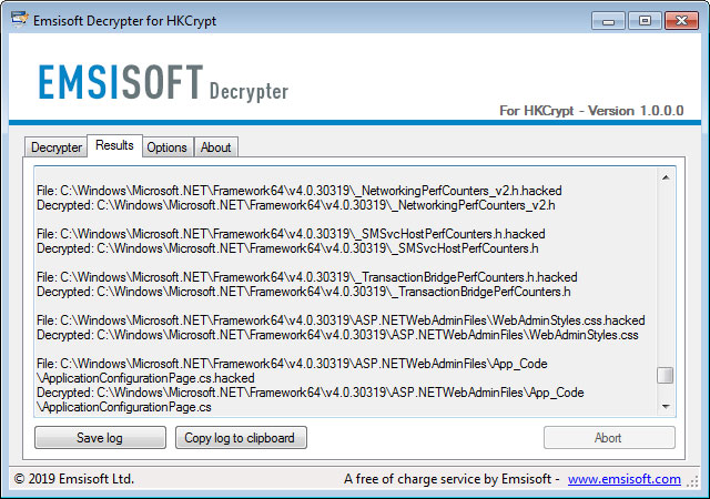Hacked Ransomware Decryptor Hacked Ransomware Decryptor