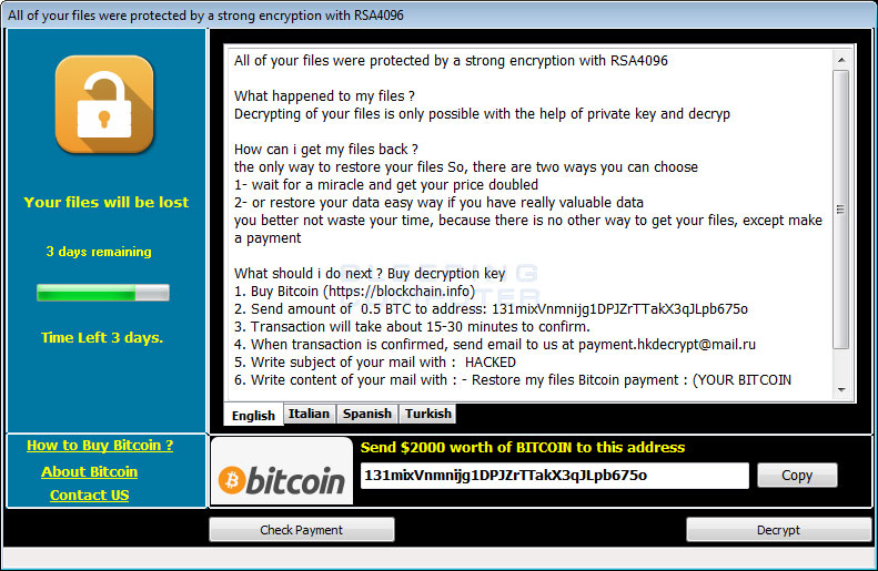 Hacked Ransomware
