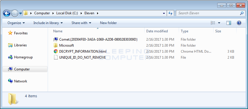 Eleven UAC Bypass Folder