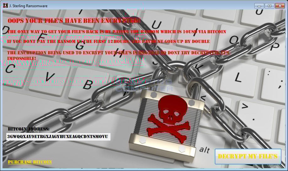 Ransomware Screen