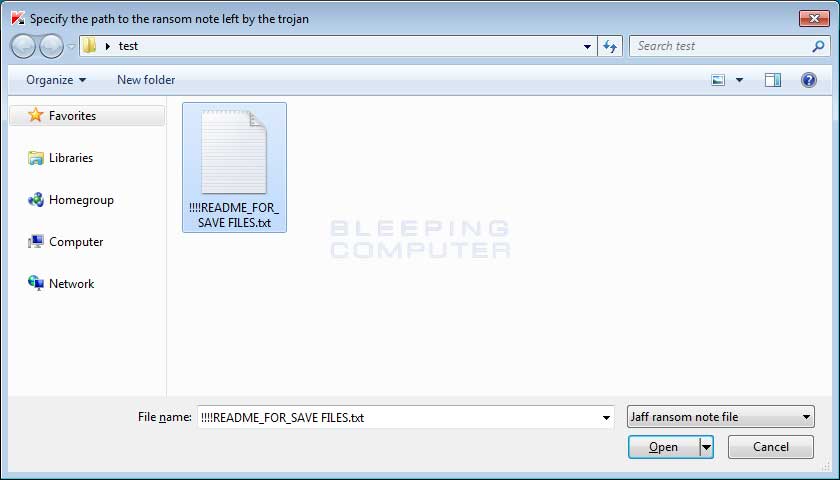 Select Ransom Note