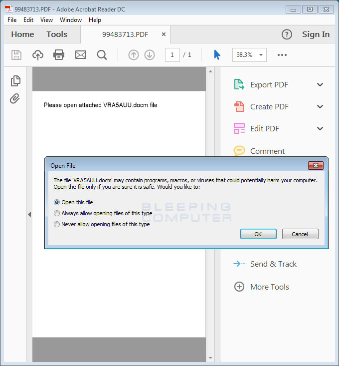Malicious PDF