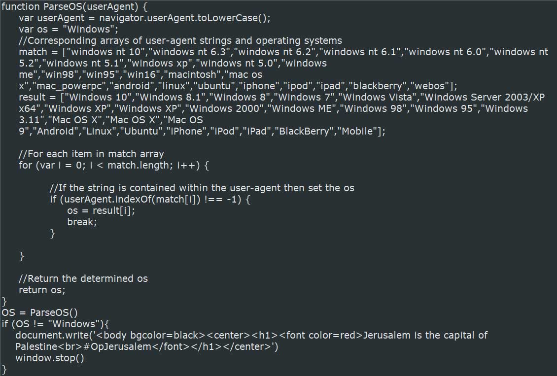 #OpJerusalem Targeted Israeli Windows Users with JCry Ransomware