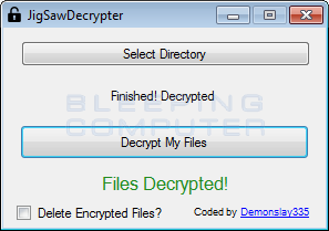 Decryption Finished