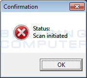 Fake Scan Alert