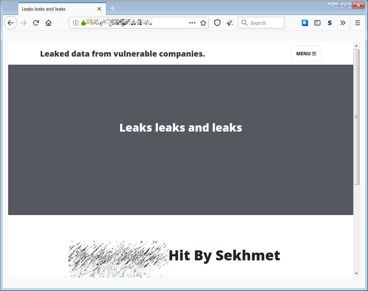 Sekhmet数据泄漏站点