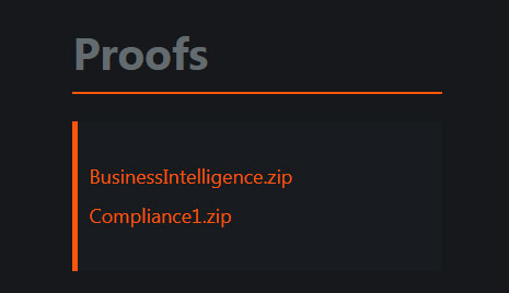 Alleged proof of the attack