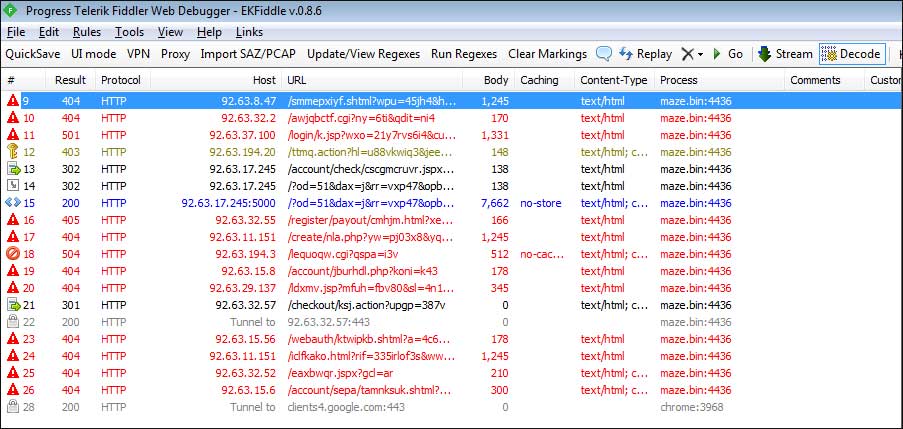 Connections to Remote Servera