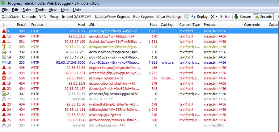 Connections to Remote Servera