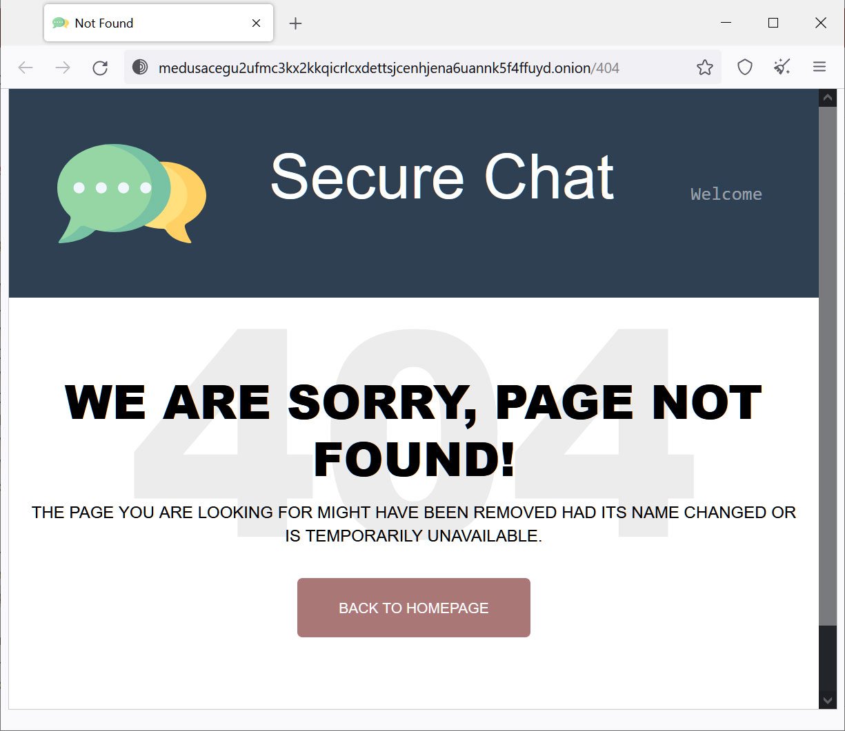 Medusa ransomware gang picks up steam as it targets companies worldwide 5 Medusa's Secure Chat negotiation site