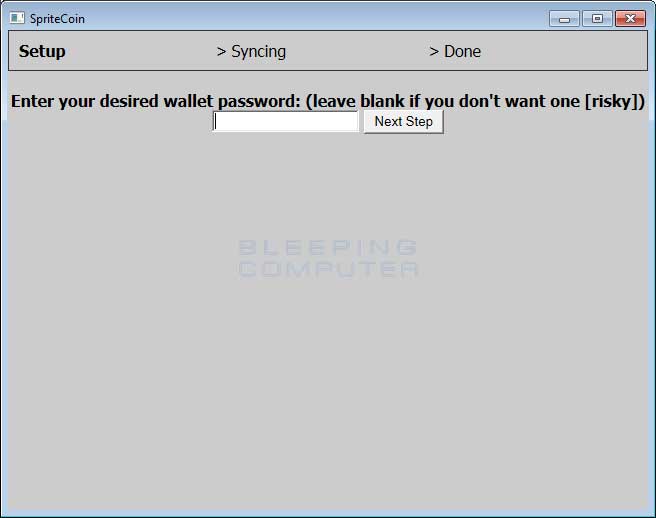 SpriteCoin Wallet