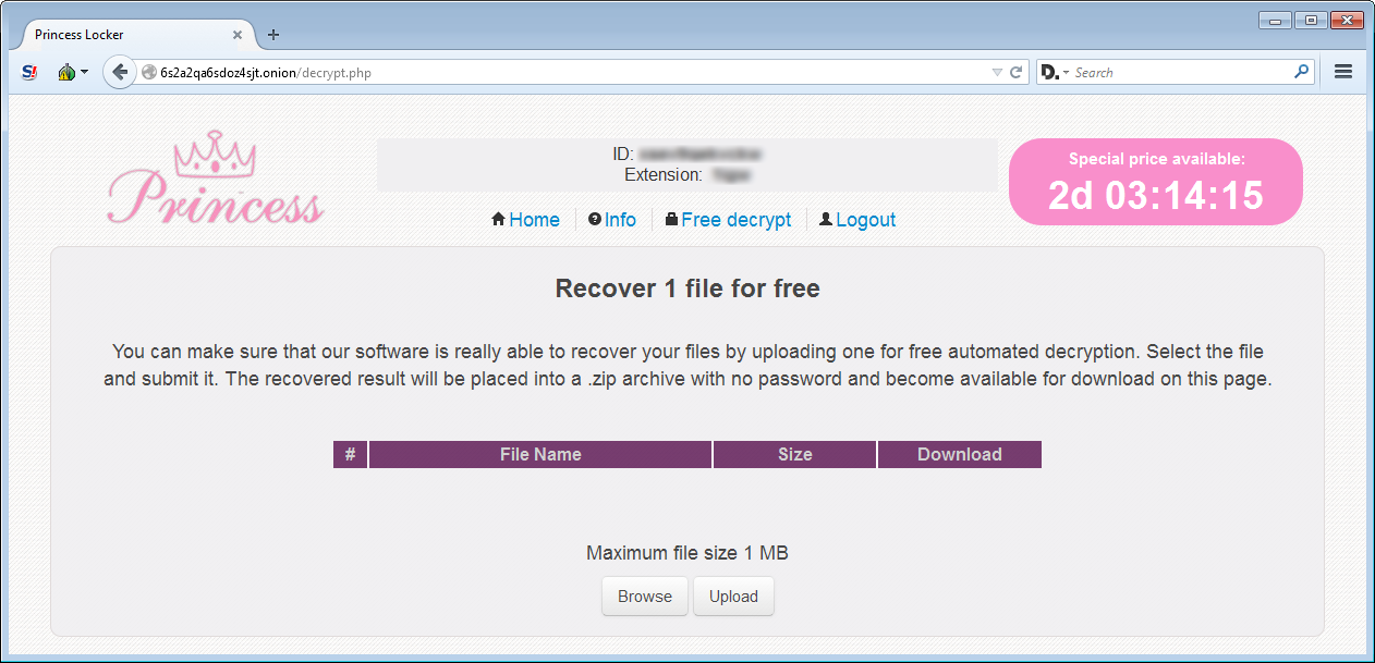 Free File Decryption