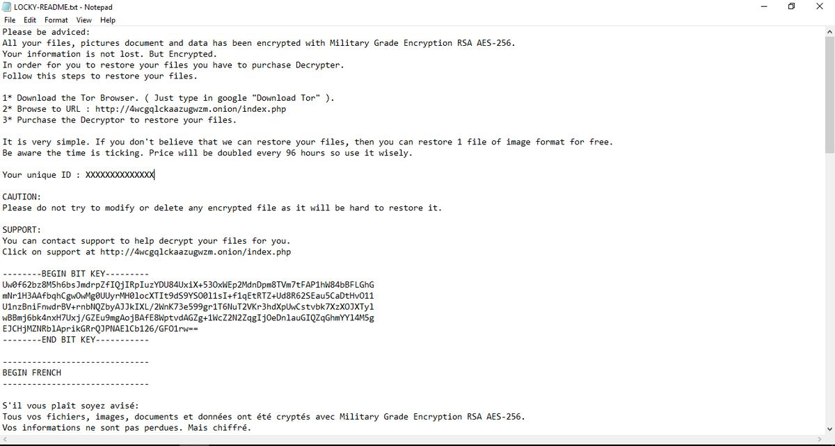 pyLocky Decryptor Released by French Authorities