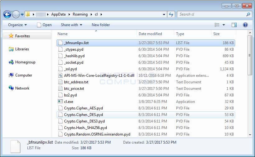 %AppData%\CL Folder
