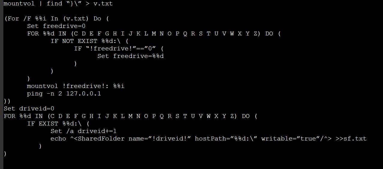 Creating a VirtualBox configuration file
