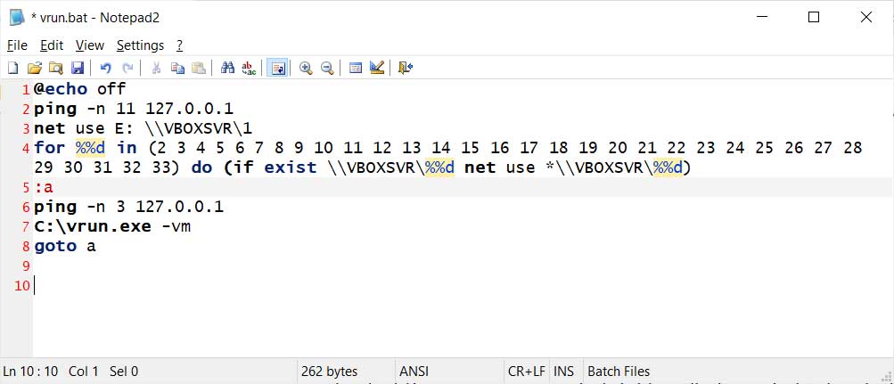 Mounting all the shared drives to encrypt
