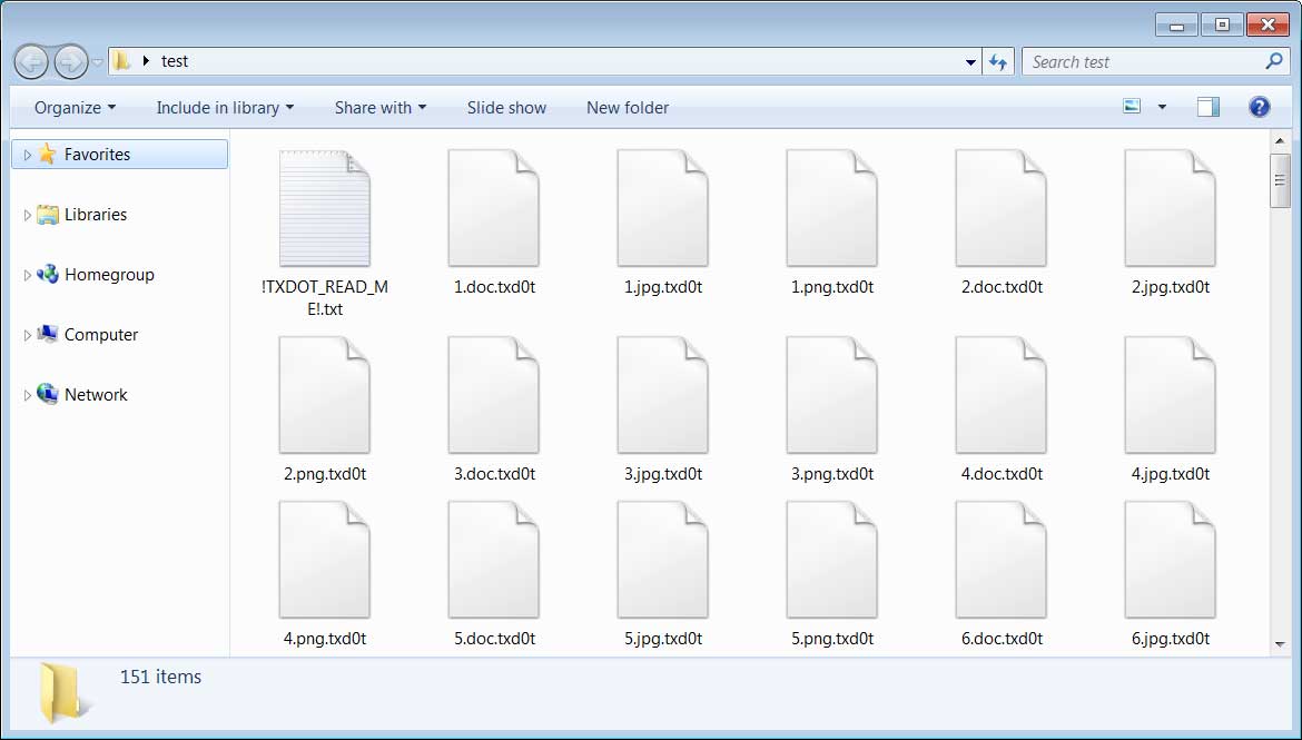 Ransom Exx encrypted files