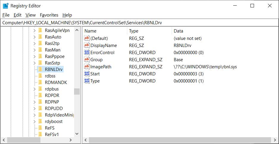 Installed RobbinHood driver that kills processes