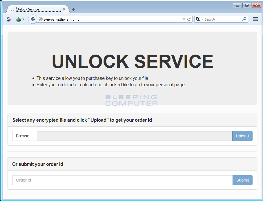 Unlock Service Login