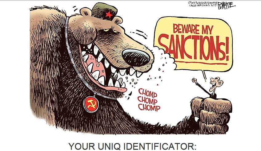 Sanctions Ransom Note