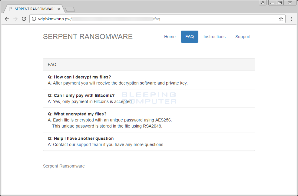 Frequently Asked Questions Page