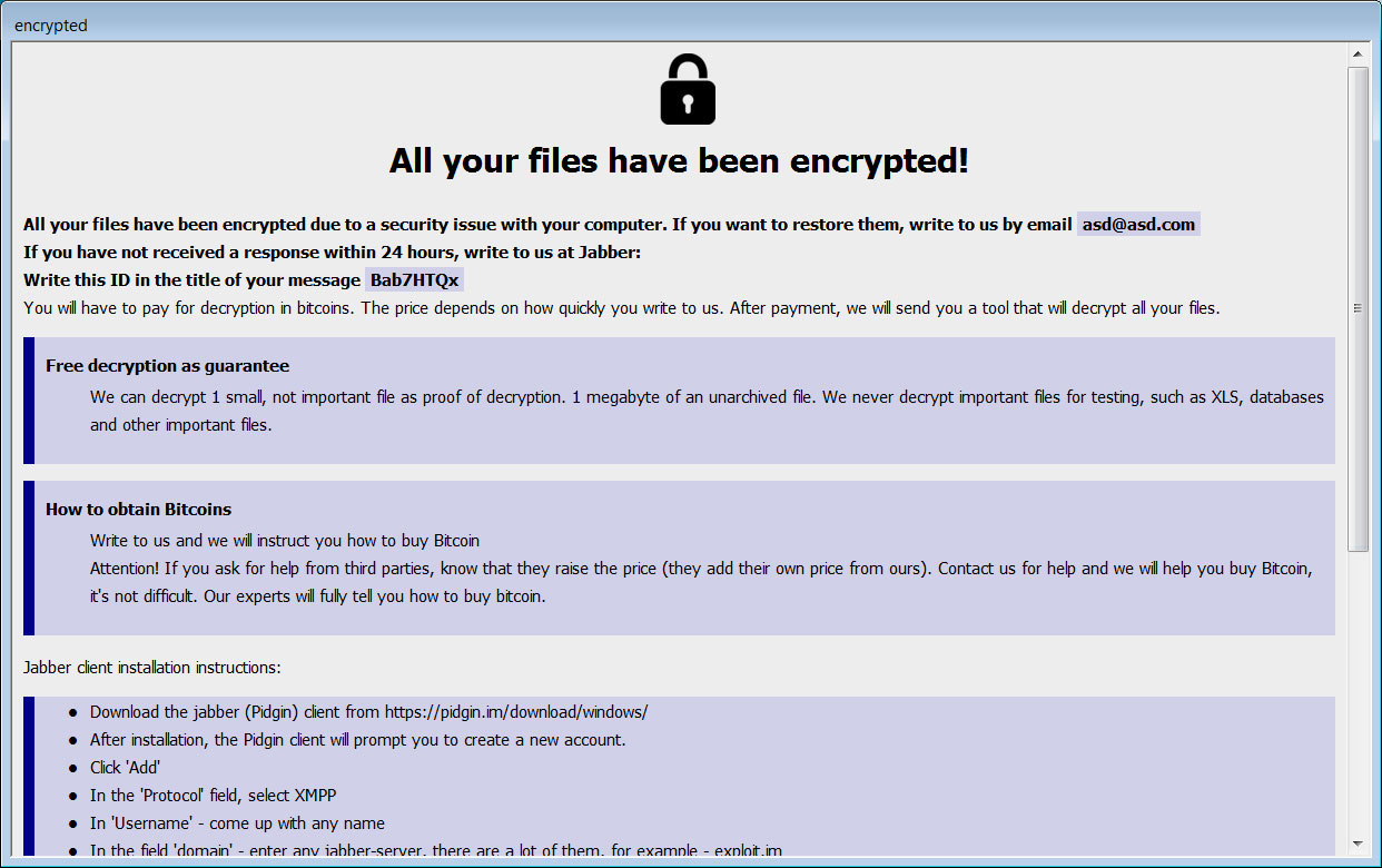 Cybersecurity firm Sophos impersonated by new SophosEncrypt ransomware 4 SophosEncrypt ransom note