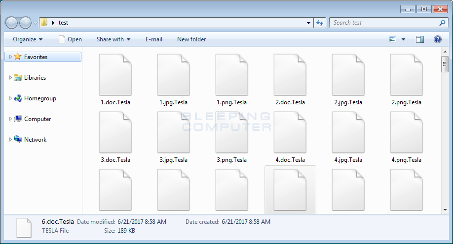 Folder of Encrypted Files