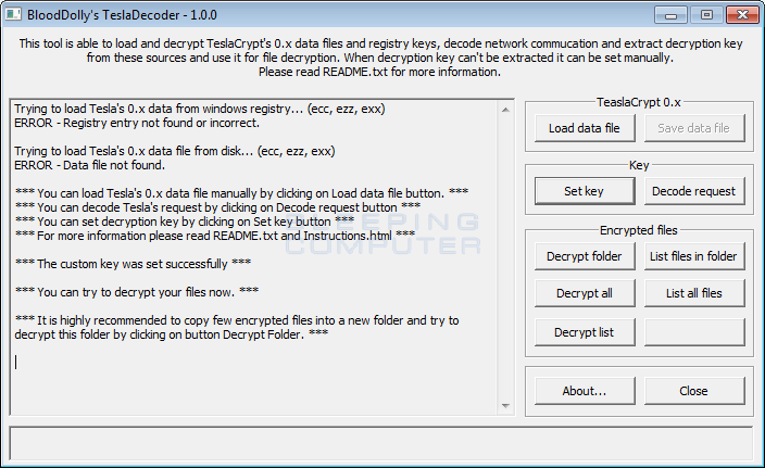 Decryption Key Set