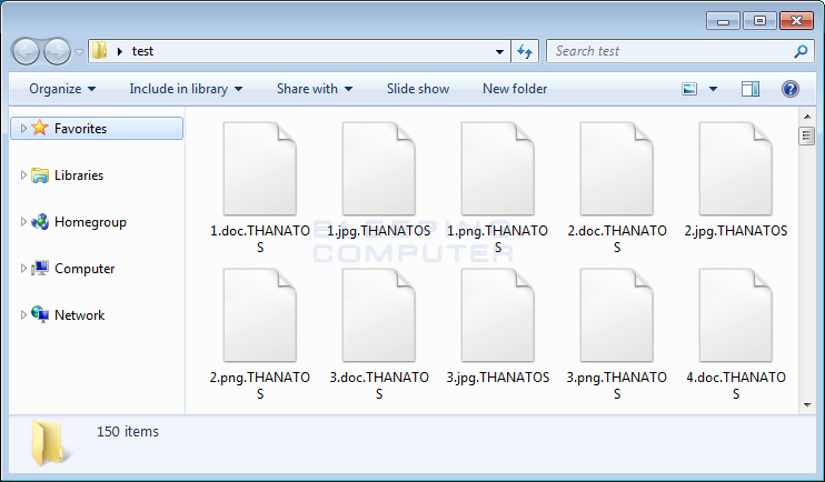 Thanatos Encrypted Files