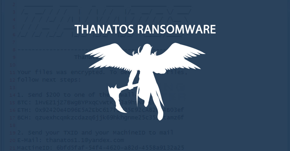 Thanatos Ransomware Is First To Use Bitcoin Cash Messes Up Encryption - 