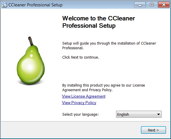 CCleaner installer