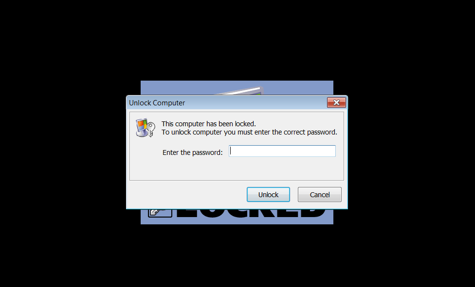 locked out of computer