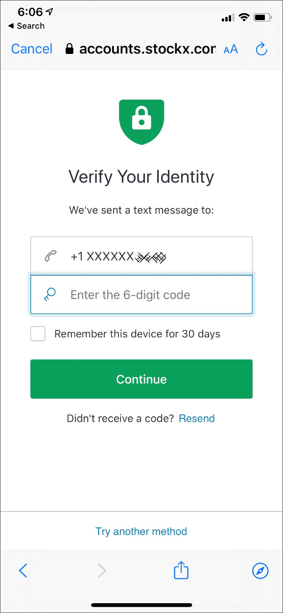 Stockx verification online