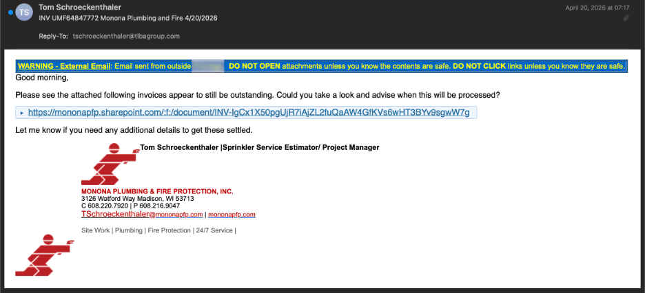 ARToken phishing emails