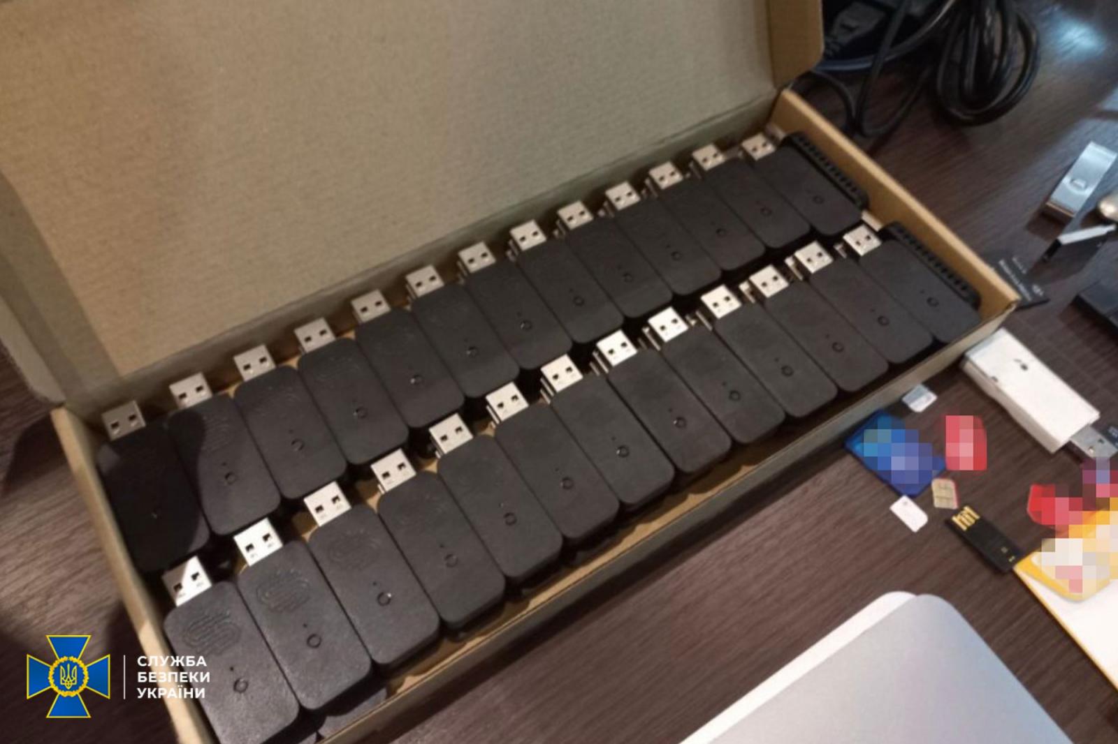 Box of alleged fake hardware cryptocurrency wallets