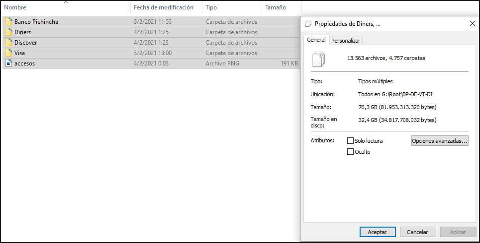 Allegedly stolen data from Banco Pichincha