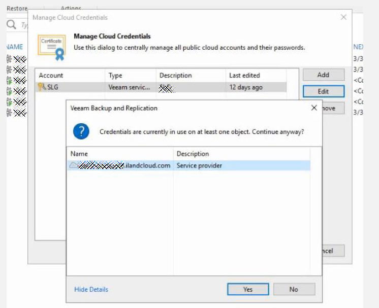 Configured cloud provider