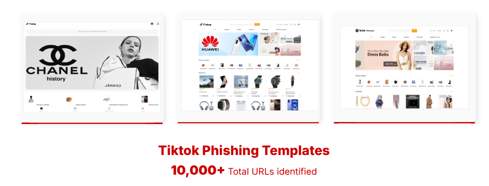 ClickTok phishing templates