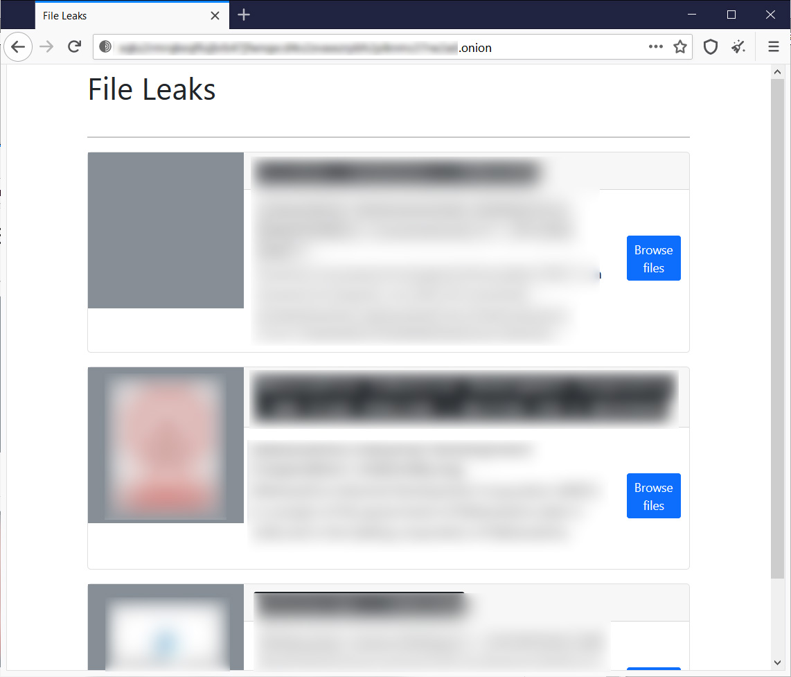 File Leaks marketplace